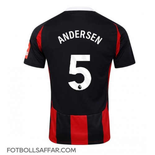 Fulham Joachim Andersen #5 Bortatröja 2024-25 Kortärmad
